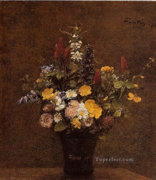  Silvestres Pintura al %C3%B3leo - Flores silvestres pintor de flores Henri Fantin Latour